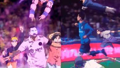 Messi, Cristiano, One Piece, Dragon Ball e Naruto: sim, todos eles juntos e ficou incr&iacute;vel