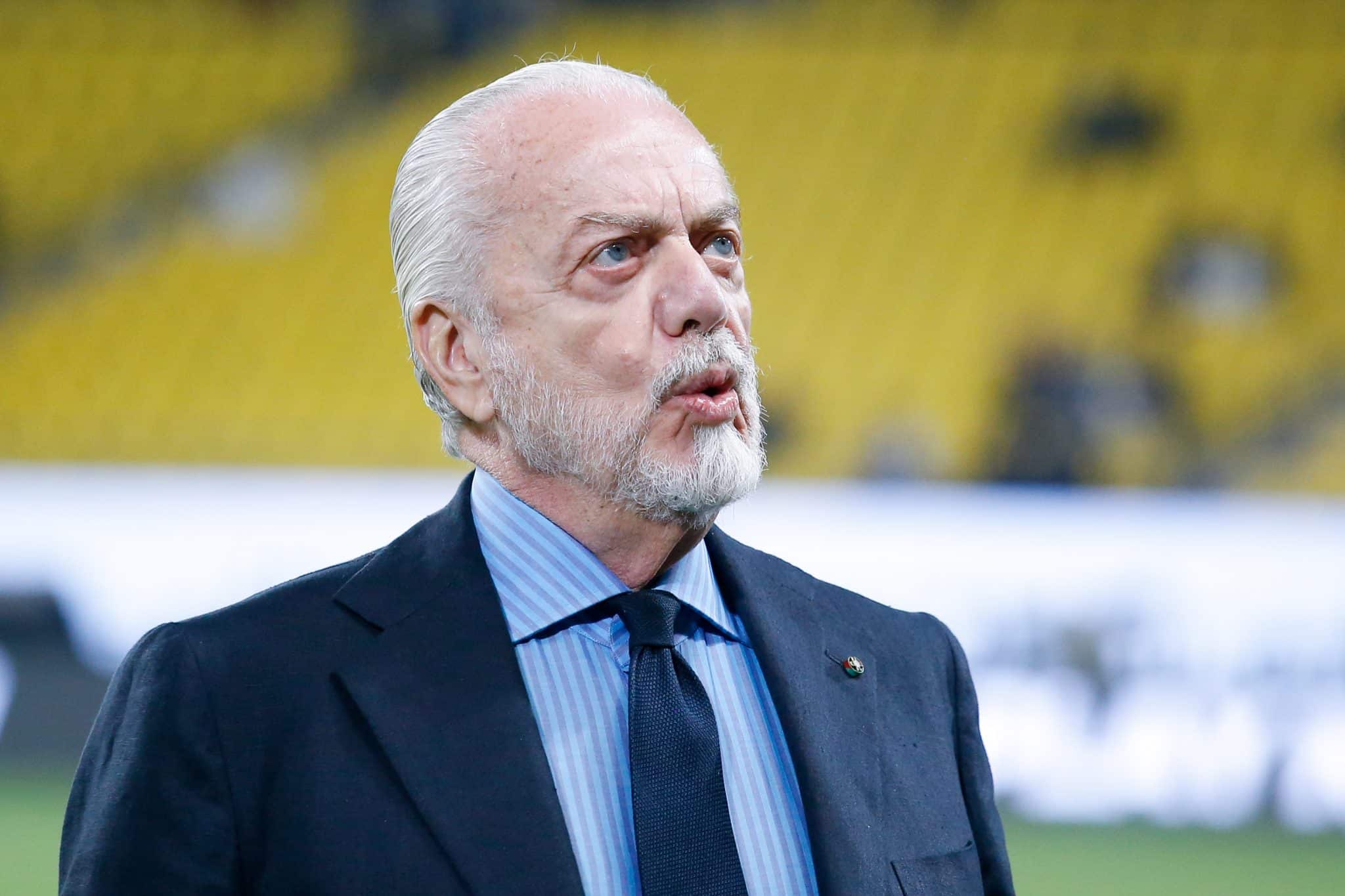 Mau perdedor ou vision&aacute;rio? De Laurentiis n&atilde;o engole a derrota do Napoli na Supercopa e critica arbitragem