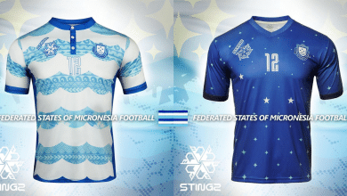A Micron&eacute;sia quer voltar a jogar futebol ap&oacute;s nove anos, e lan&ccedil;ou belas camisas para arrecadar fundos