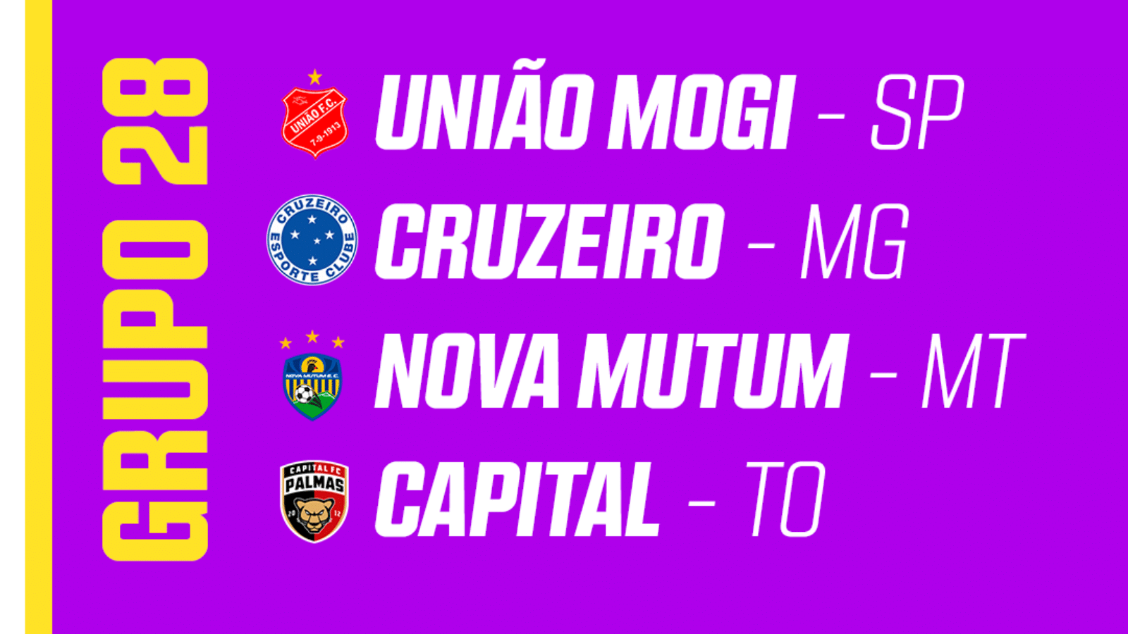 Um clube centen&aacute;rio, um estreante e um que nunca venceu na competi&ccedil;&atilde;o: os rivais do Cruzeiro na Copinha