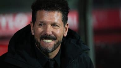 Simeone est&aacute; bem feliz com a sequ&ecirc;ncia de cl&aacute;ssicos do Atl&eacute;tico de Madrid