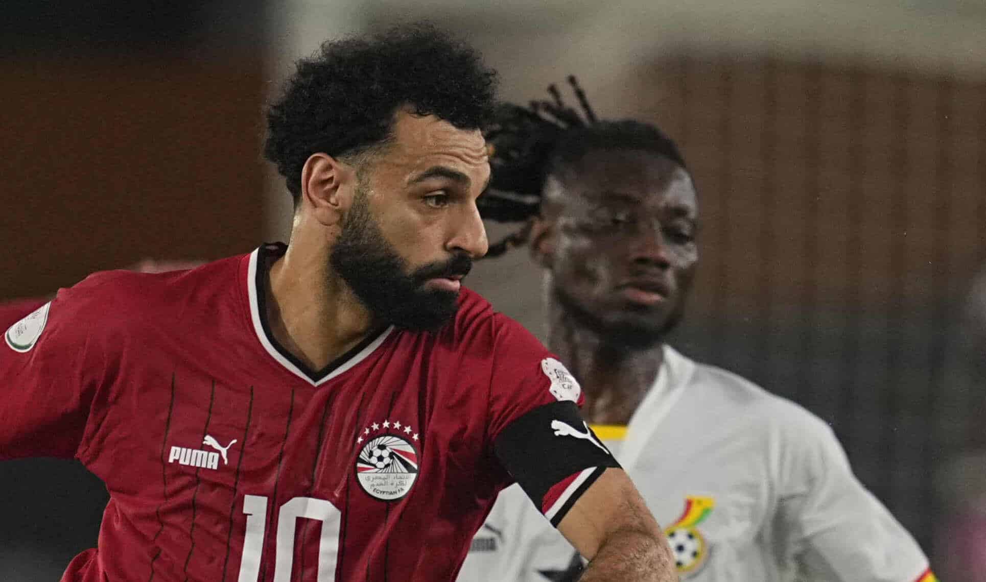 Em jogo maluco, Egito perde Salah, mas corre atr&aacute;s do empate com Gana na Copa Africana de Na&ccedil;&otilde;es