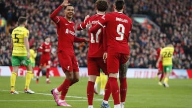 Em jogo animado, Liverpool passa f&aacute;cil pelo Norwich em Anfield e garante vaga nas oitavas da Copa da Inglaterra