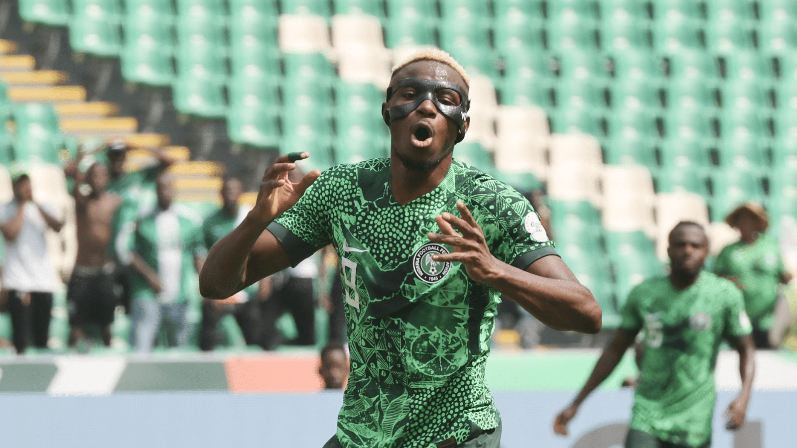 Nem Osimhen salvou a baixa efici&ecirc;ncia ofensiva da Nig&eacute;ria, que estreou mal na Copa Africana