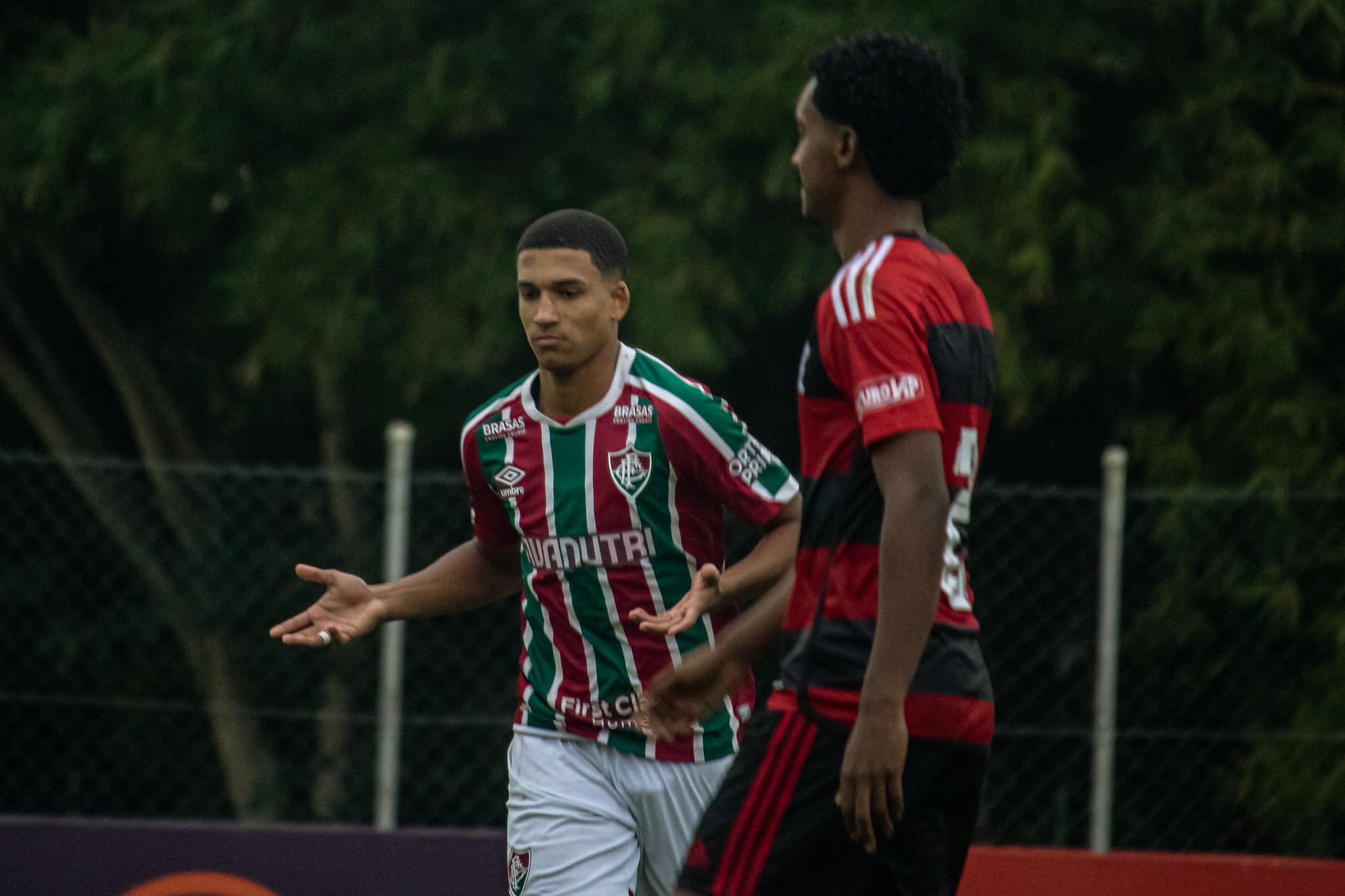 Kauã Elias preferiu Fluminense ao Flamengo antes de chegar a Xerém e recusou investidas do rival - FOTO: LEONARDO BRASIL/ FLUMINENSE FC
