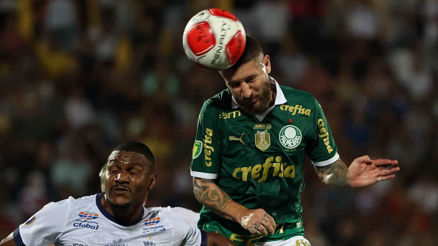 Palmeiras vacila, leva gol no fim, empata com Santo Andr&eacute; e estraga boas noites de Flaco e Caio Paulista