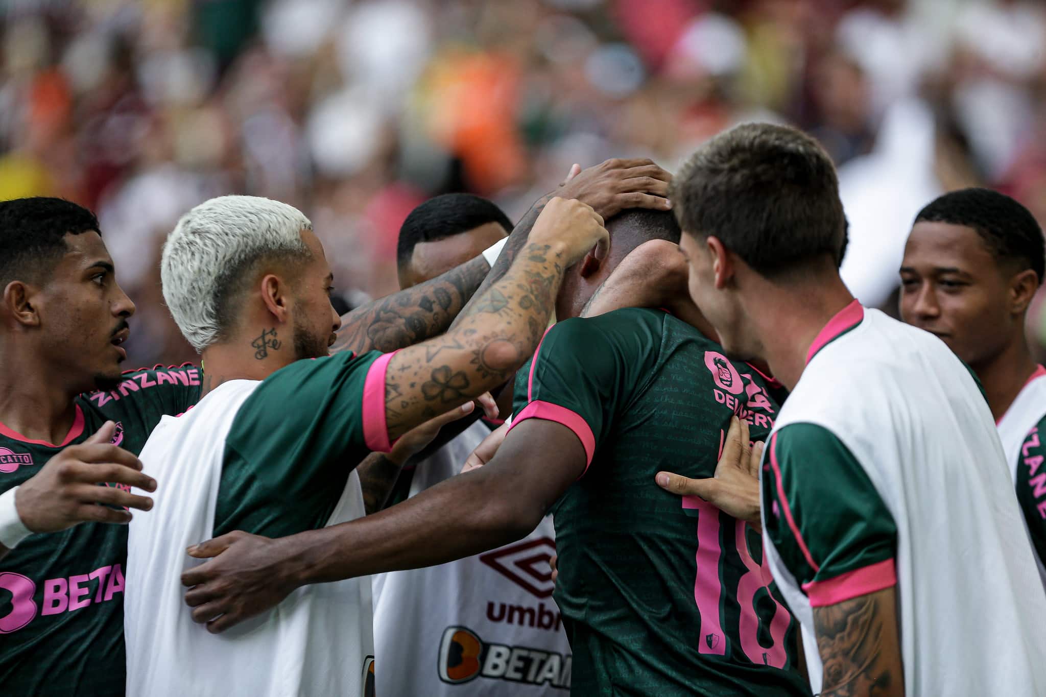 O artilheiro do Fluminense em 2024 &eacute; Lel&ecirc;, que vive fase iluminada no Carioca - Foto: LUCAS MER&Ccedil;ON/FLUMINENSE FC