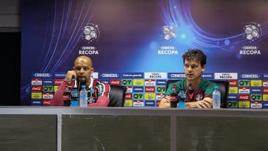 Felipe Melo se irrita com arbitragem da Recopa em coletiva: &lsquo;Vai ficar por isso mesmo?&rsquo;