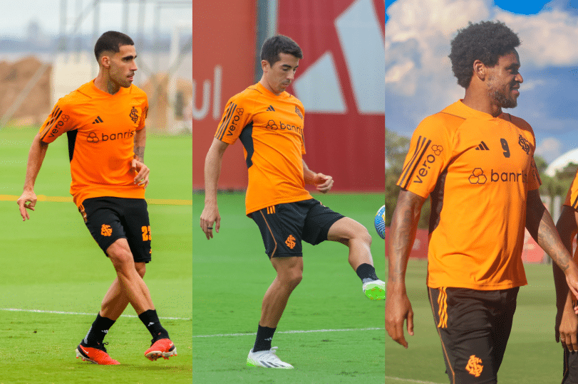 Não relacionados para estreia na Copa do Brasil, três jogadores têm fim de ciclo próximo no Internacional