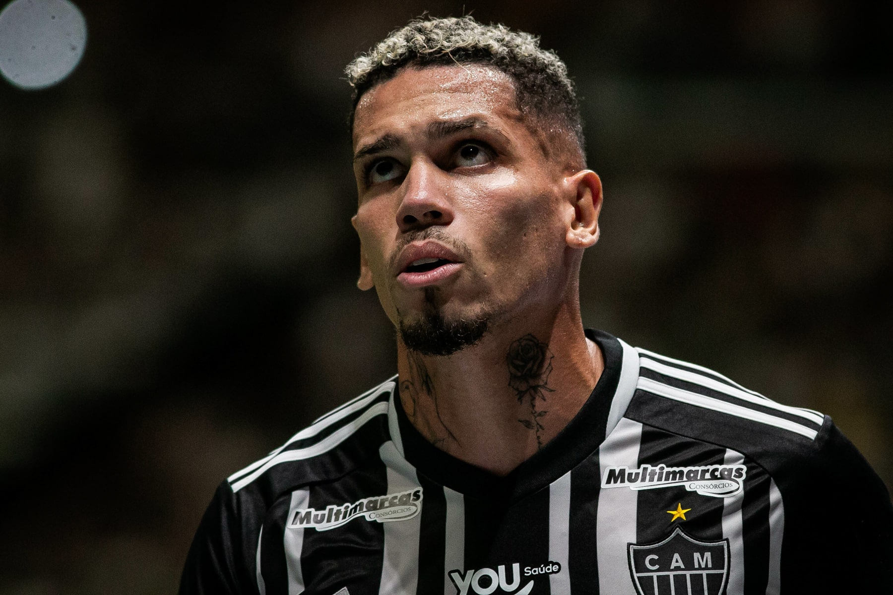 Ansiedade e novo posicionamento: Paulinho, artilheiro em 2023, ainda n&atilde;o marcou pelo Atl&eacute;tico-MG em 2024