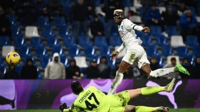 Brasileiros falham, e Osimhen faz tr&ecirc;s em goleada de virada do Napoli contra o Sassuolo