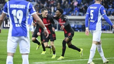 L&iacute;der invicto da Bundesliga, Leverkusen vence mais uma fora de casa e afunda o lanterna Darmstadt