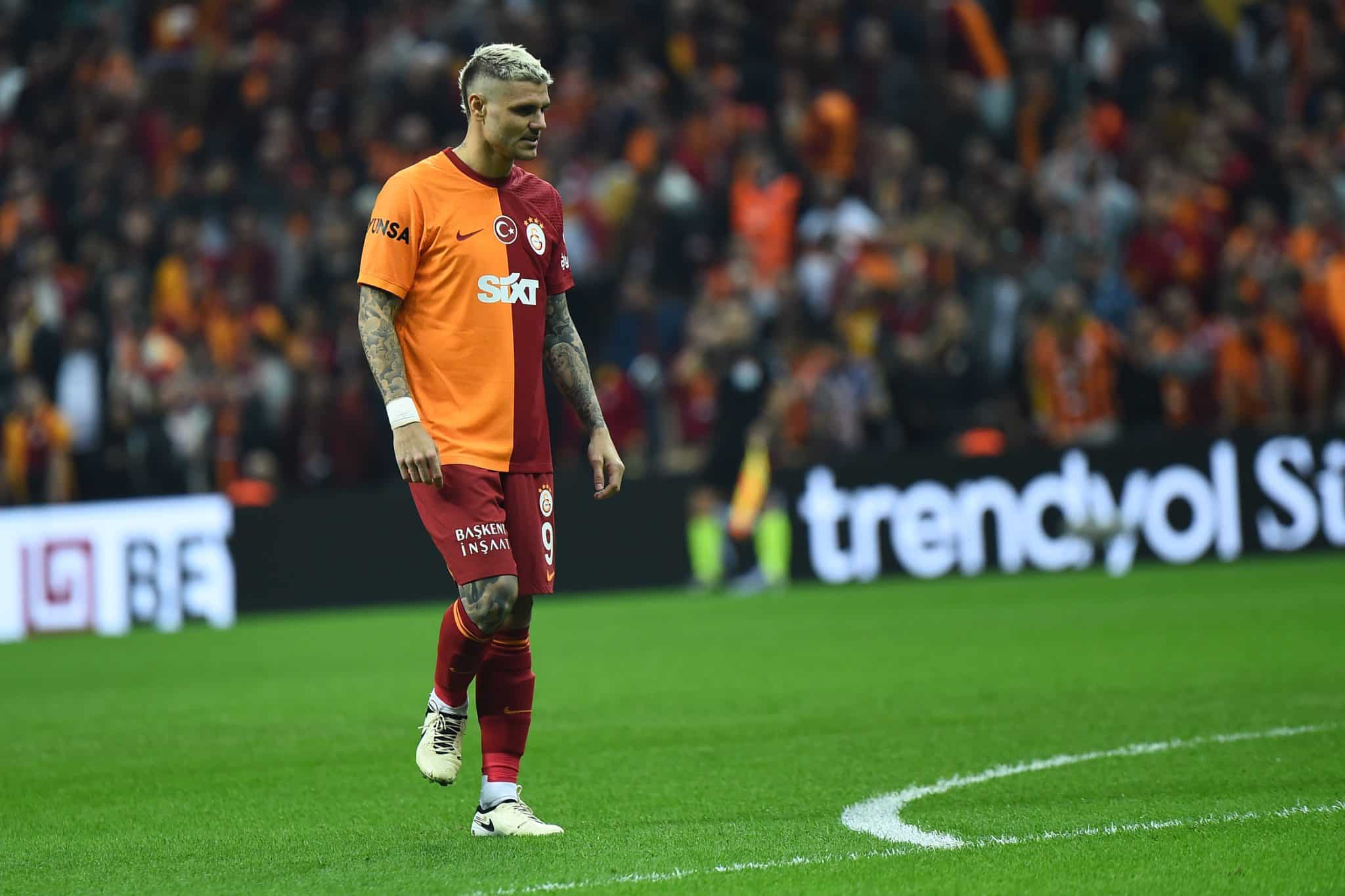 Icardi resolve nos acr&eacute;scimos, e Galatasaray sai em vantagem contra Sparta Praga pela Liga Europa