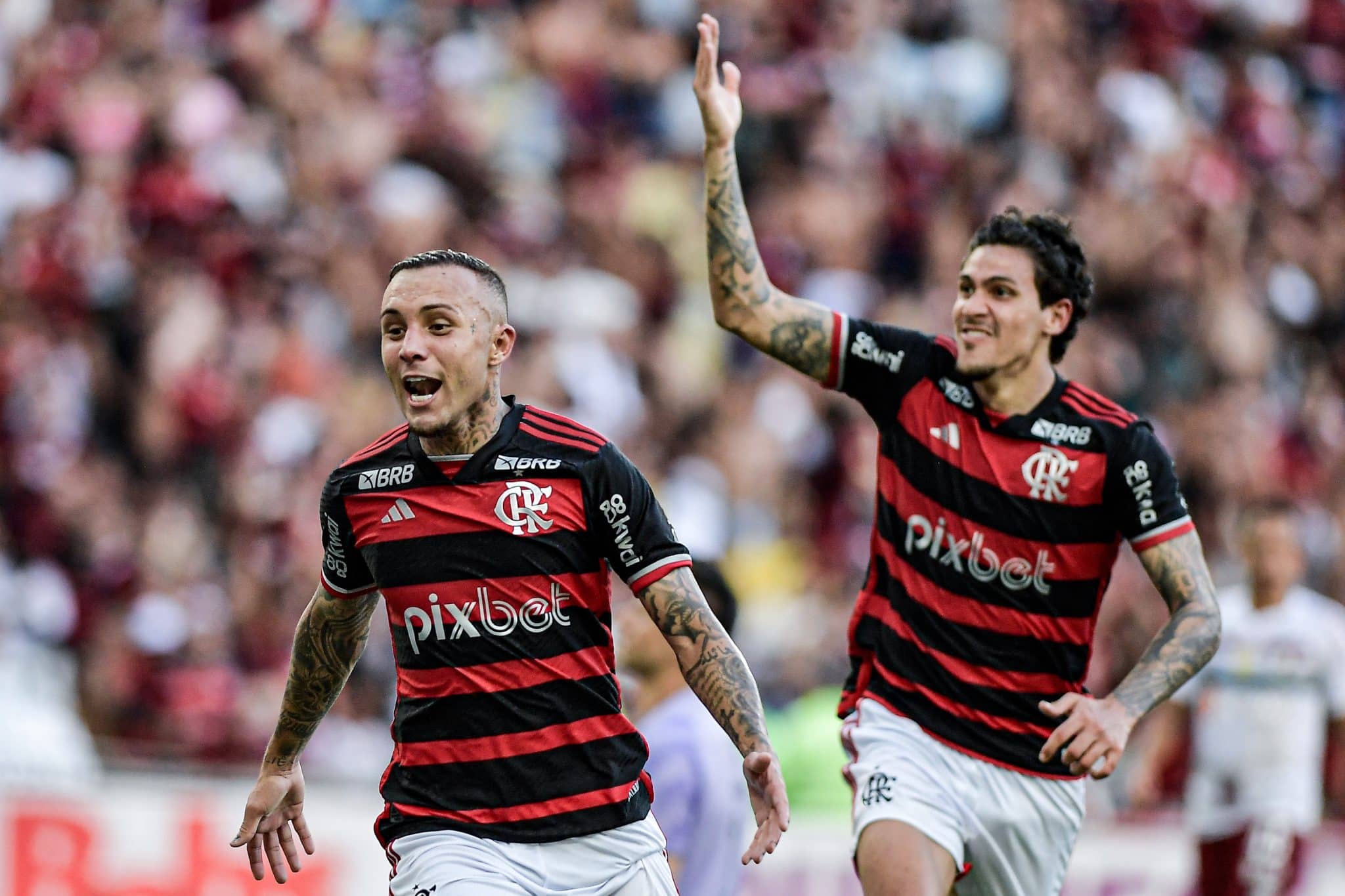 No cl&aacute;ssico contra o Fluminense, Flamengo oferece uma pequena amostra do seu grande repert&oacute;rio