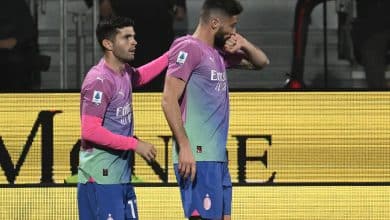 Duas viradas, cinco gols: o Milan lutou e venceu o Frosinone pela Serie A
