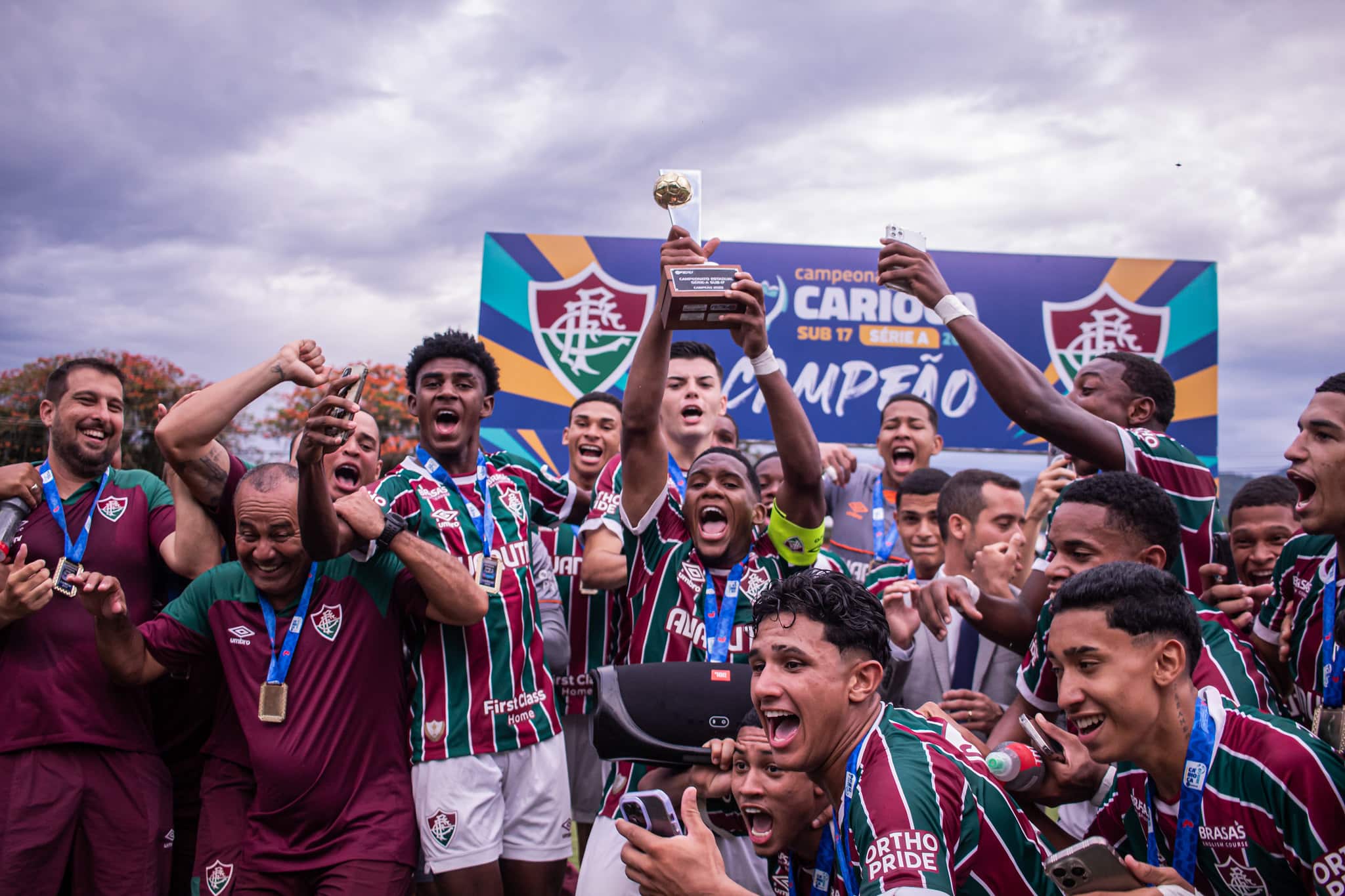 Fluminense conquistou sete t&iacute;tulos com a Esquadrilha 07 em 2023 - Foto: Leonardo Brasil/FFC