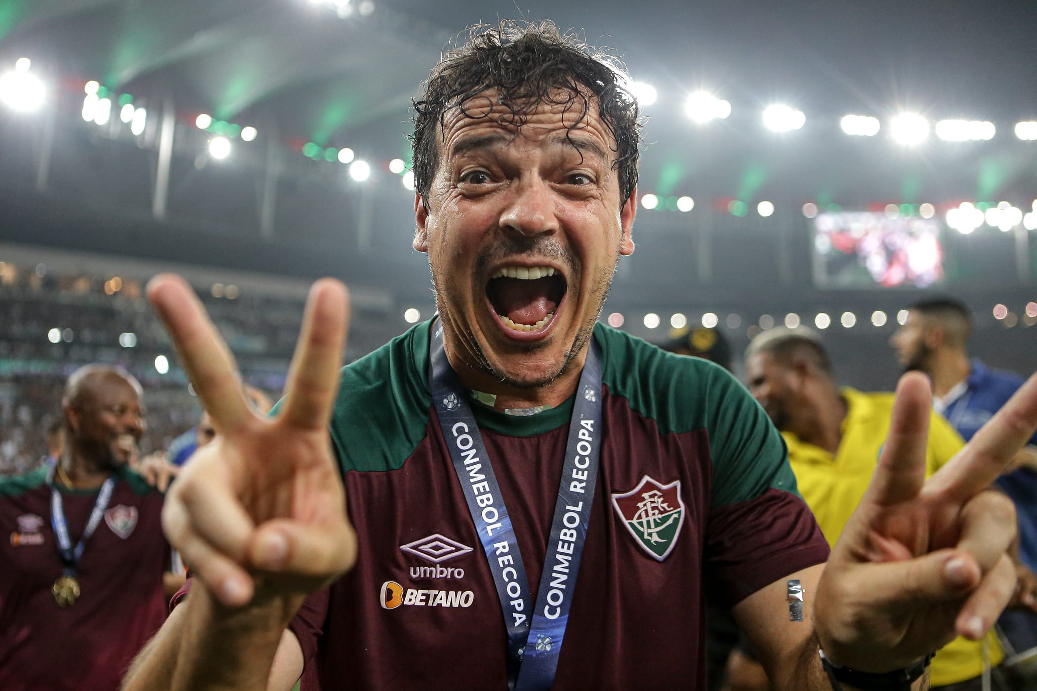 Fernando Diniz conquistou mais um t&iacute;tulo com o Fluminense - Foto: Lucas Mer&ccedil;on/Fluminense FC