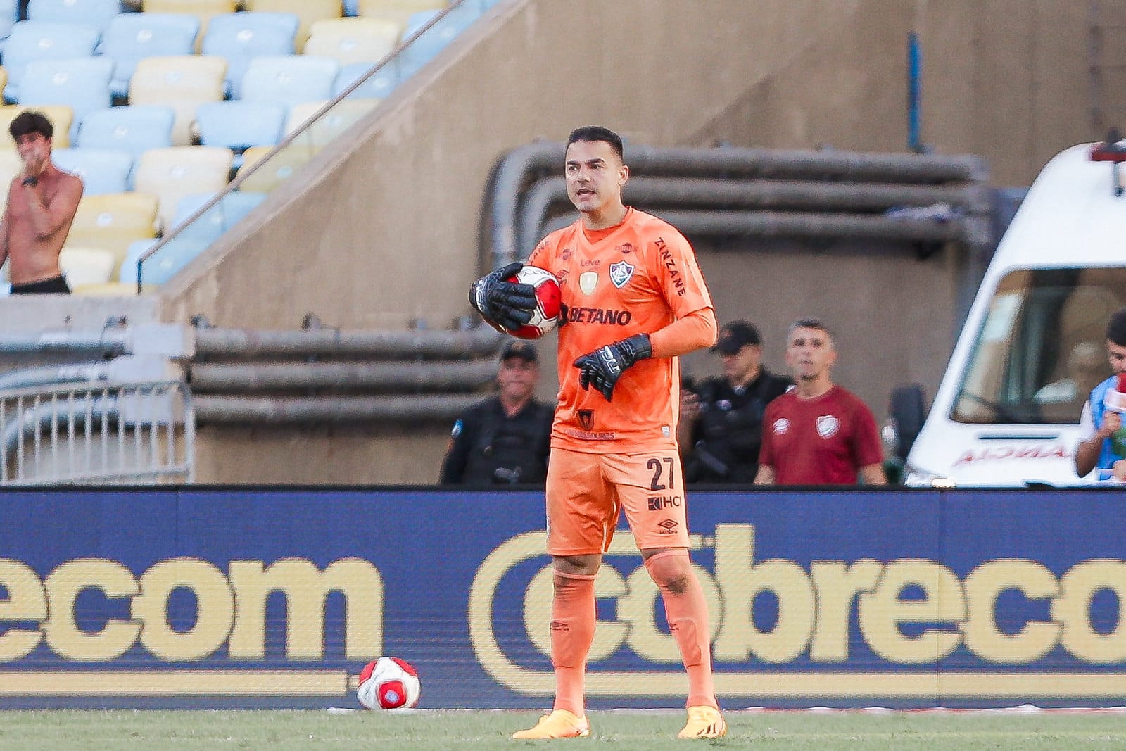 Fluminense perdeu para o Botafogo com v&aacute;rios reservas, como Felipe Alves - Foto: LUCAS MER&Ccedil;ON/FLUMINENSE FC