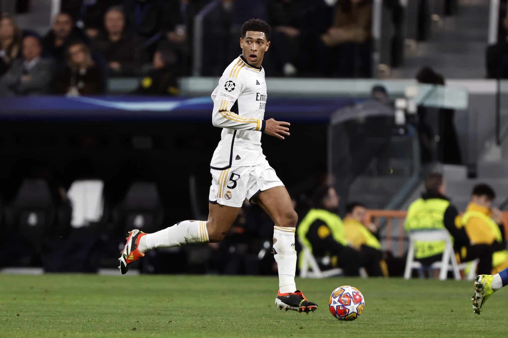 Real Madrid s&oacute; voltar&aacute; a ter Bellingham em 31 de mar&ccedil;o