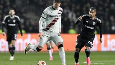 Foi na bacia das almas que o Leverkusen achou empate que o mant&eacute;m invicto na temporada