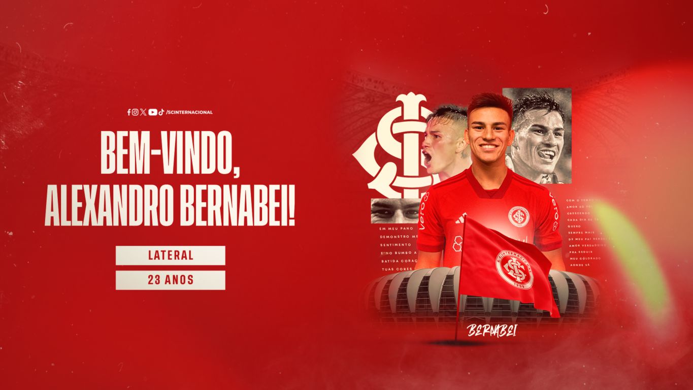 No apagar das luzes da janela de transfer&ecirc;ncias, Internacional anuncia Alexandro Bernabei