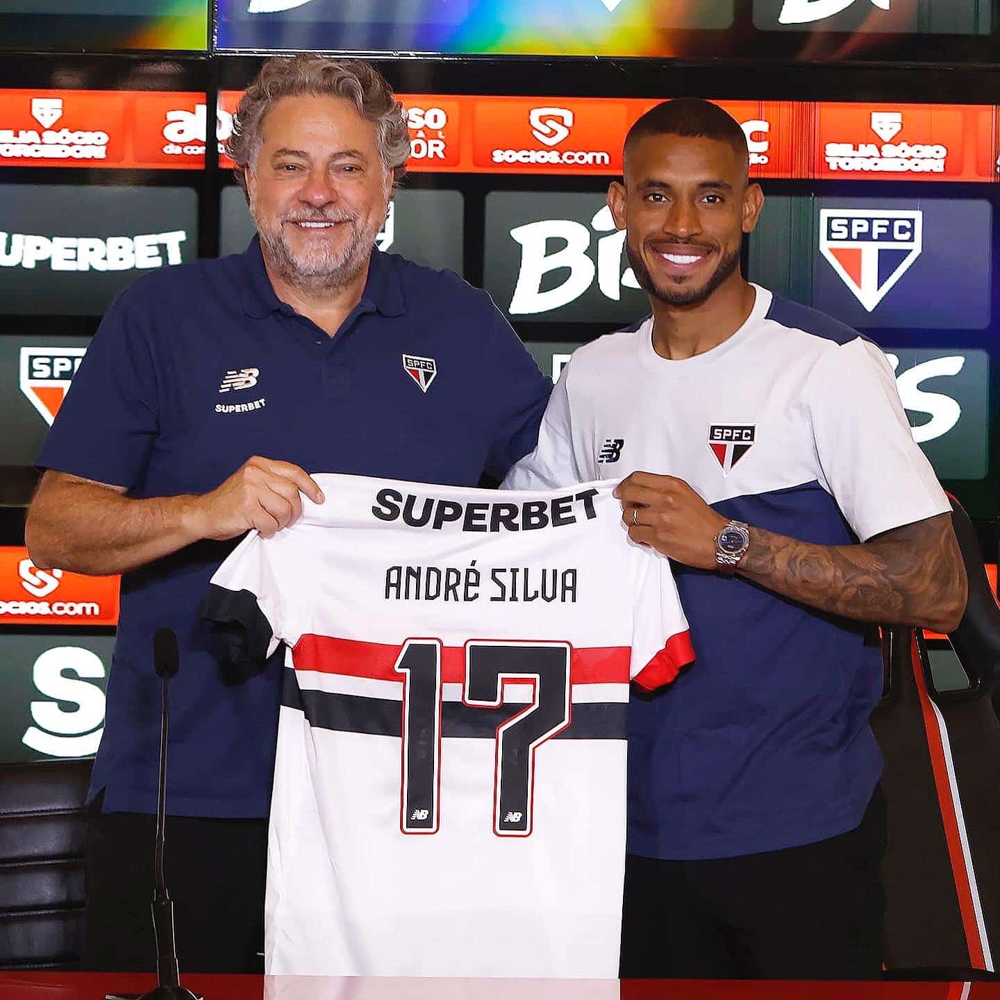 Apresentado, refor&ccedil;o que chegou para substituir Calleri no S&atilde;o Paulo diz que tem caracter&iacute;stica&nbsp;diferente