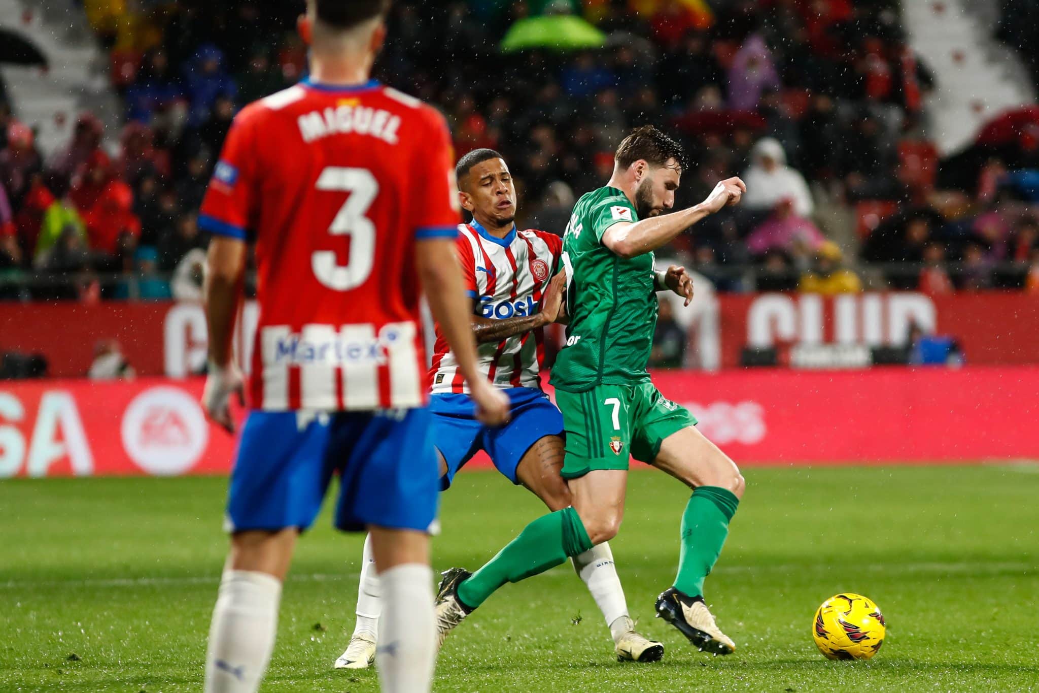 Girona bate Osasuna, recupera vice-lideran&ccedil;a de La Liga e espera ter colocado ponto final em fase turbulenta