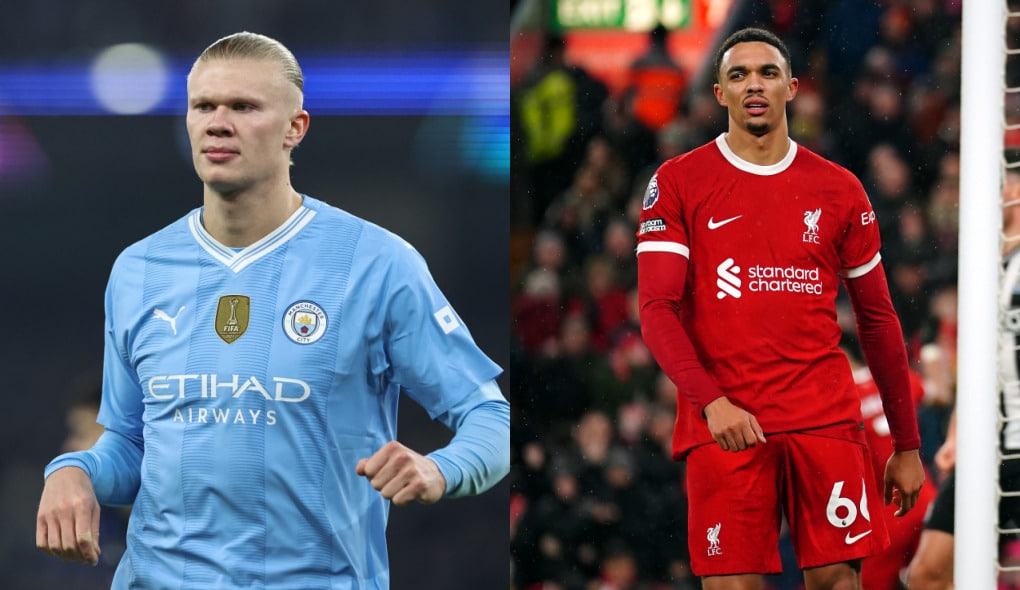 Haaland e Alexander-Arnold come&ccedil;am cl&aacute;ssico antes da hora com troca de farpas