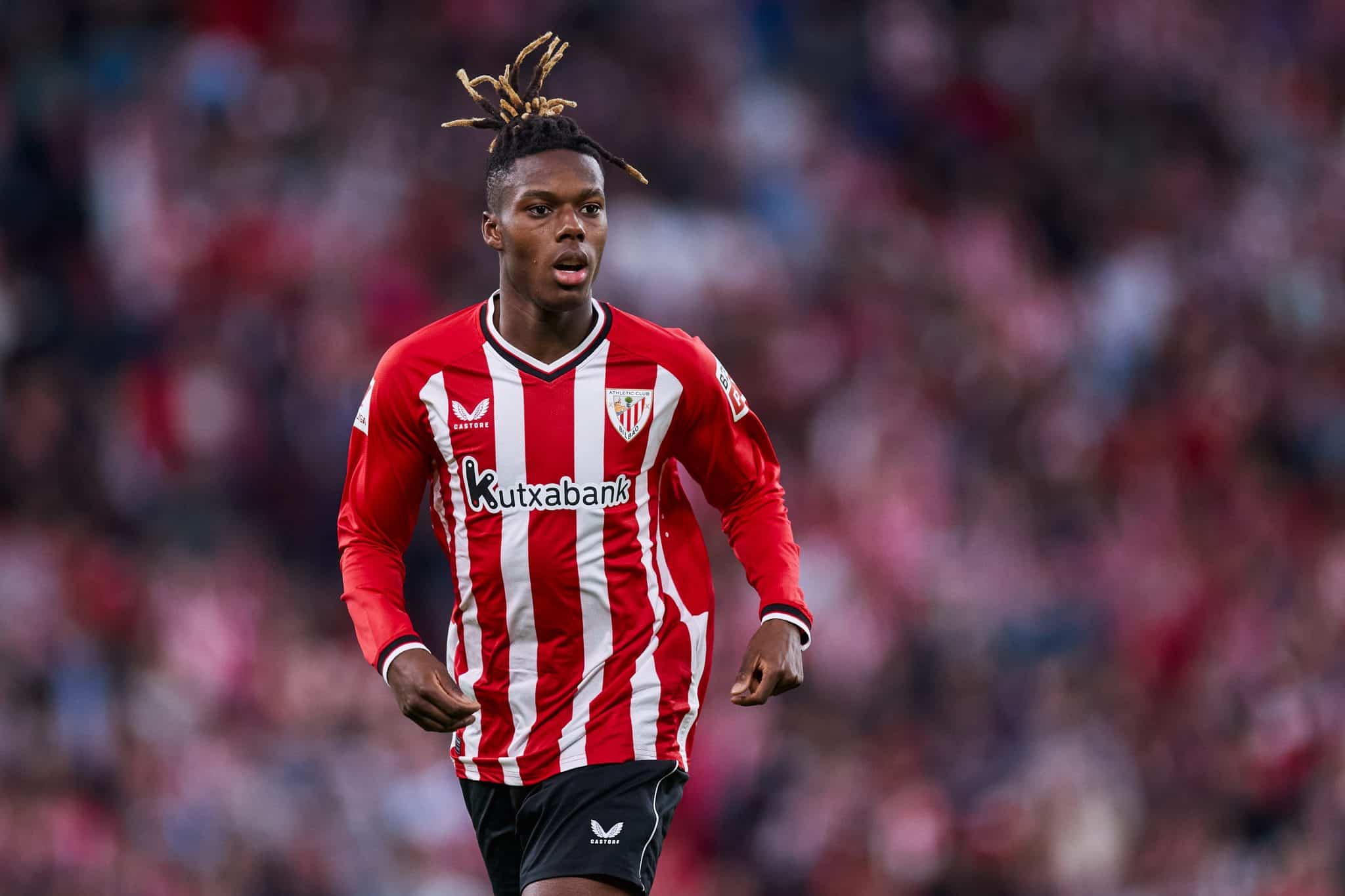 Al&eacute;m de um camisa 9, Chelsea quer atacante velocista e mira em Nico Williams, destaque do Bilbao