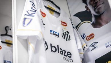 Santos ter&aacute; mais dois patroc&iacute;nios no uniforme diante do Palmeiras