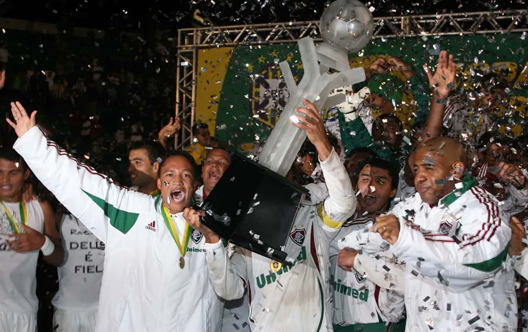 Fluminense foi campe&atilde;o da Copa do Brasil em 2007 - Foto: Divulga&ccedil;&atilde;o/Fluminense FC