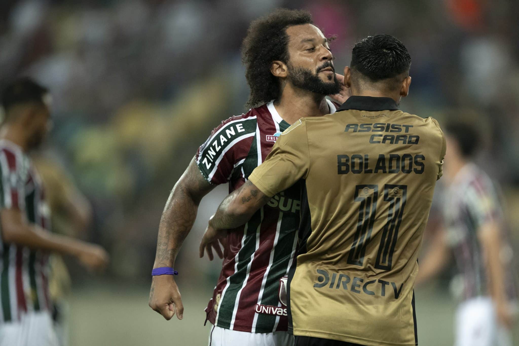 Marcelo se imp&ocirc;s sobre Bolados, ponta citado por Vidal antes de Fluminense x Colo-Colo - Foto: Icon sport