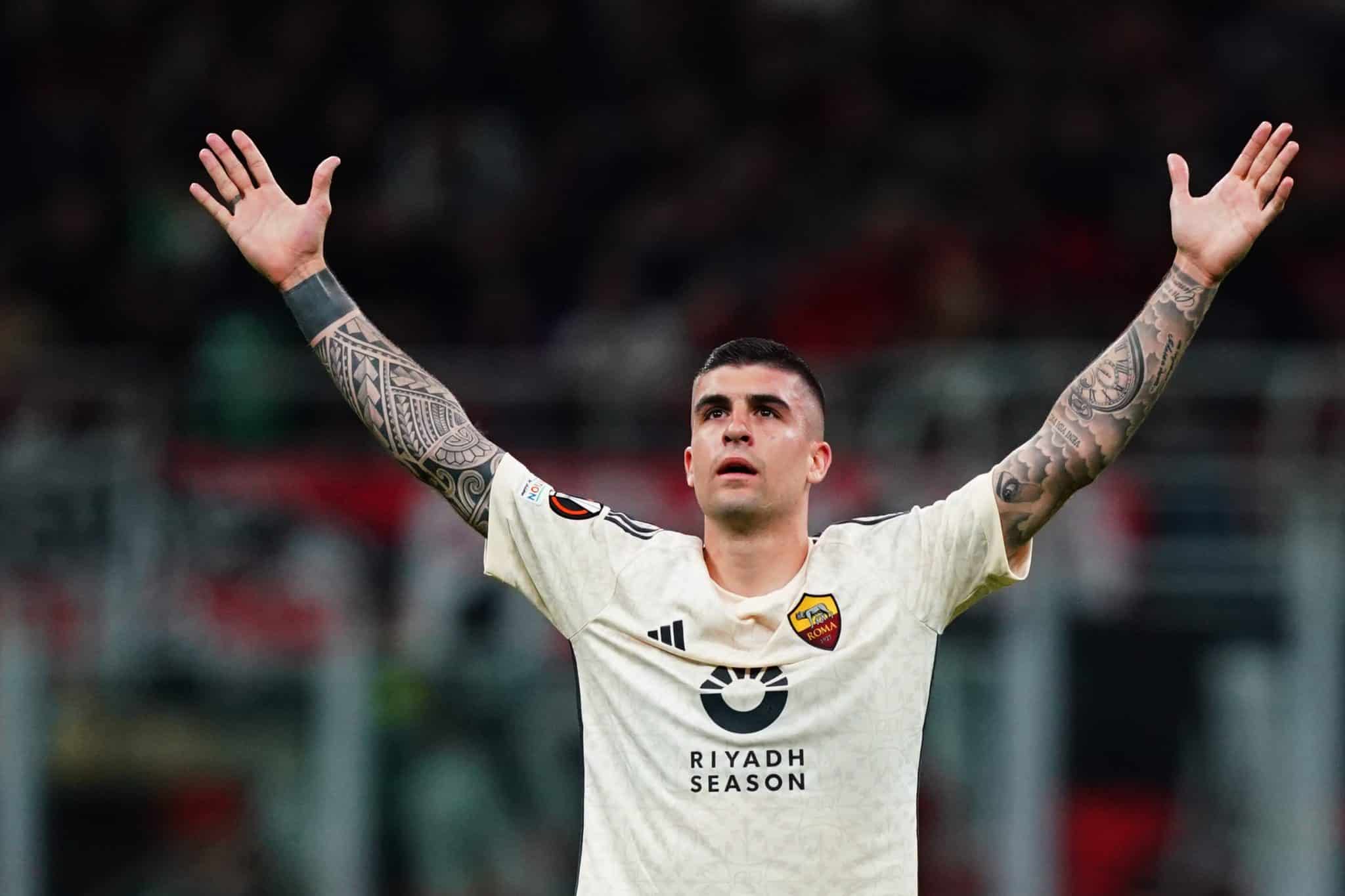 Segura e soberana: Roma derruba Milan no San Siro e larga na frente na Liga Europa