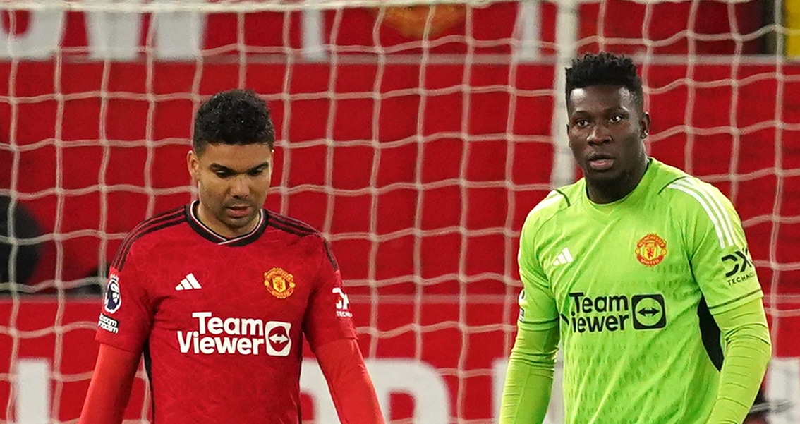 Antony ia salvando o Manchester United, mas p&ecirc;nalti de Onana d&aacute; empate ao vice-lanterna
