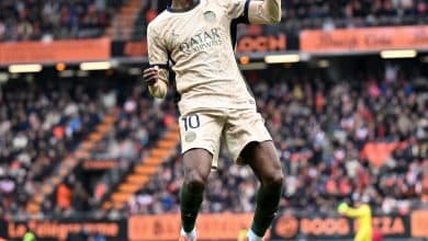 Dupla Mbapp&eacute;-Dembel&eacute; aniquila Lorient, PSG goleia e se aproxima de t&iacute;tulo da Ligue 1