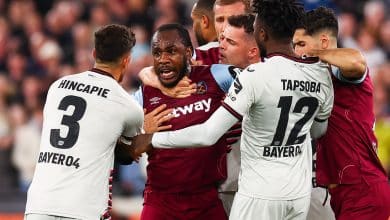 &lsquo;Jogamos contra 14&rsquo;: Antonio n&atilde;o engole elimina&ccedil;&atilde;o do West Ham para o Leverkusen