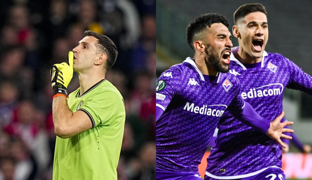 Conference League: Villa avan&ccedil;a nos p&ecirc;naltis e Fiorentina se salva na prorroga&ccedil;&atilde;o