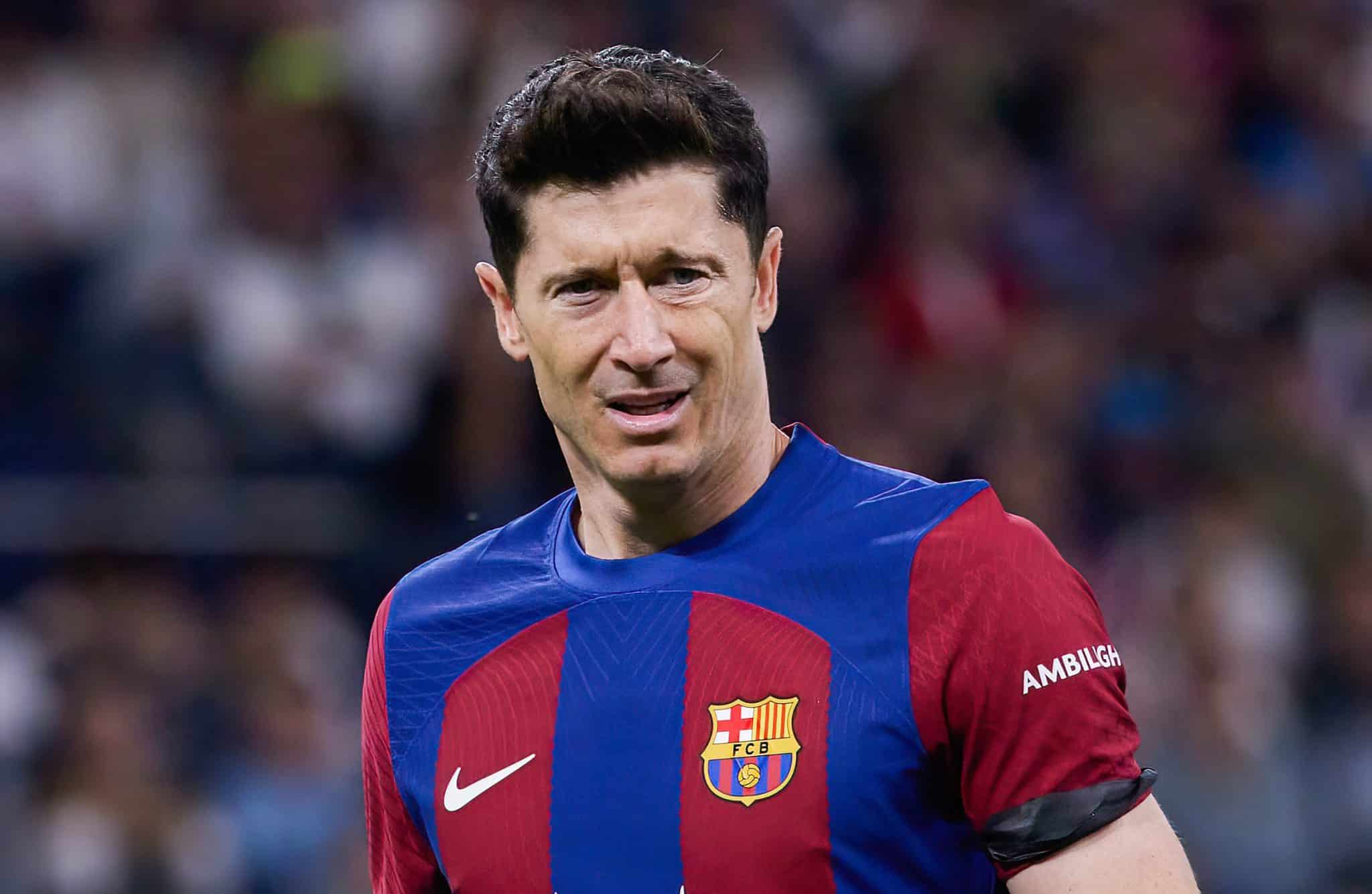 Robert Lewandowski, do Barcelona (Foto: Icon Sport)