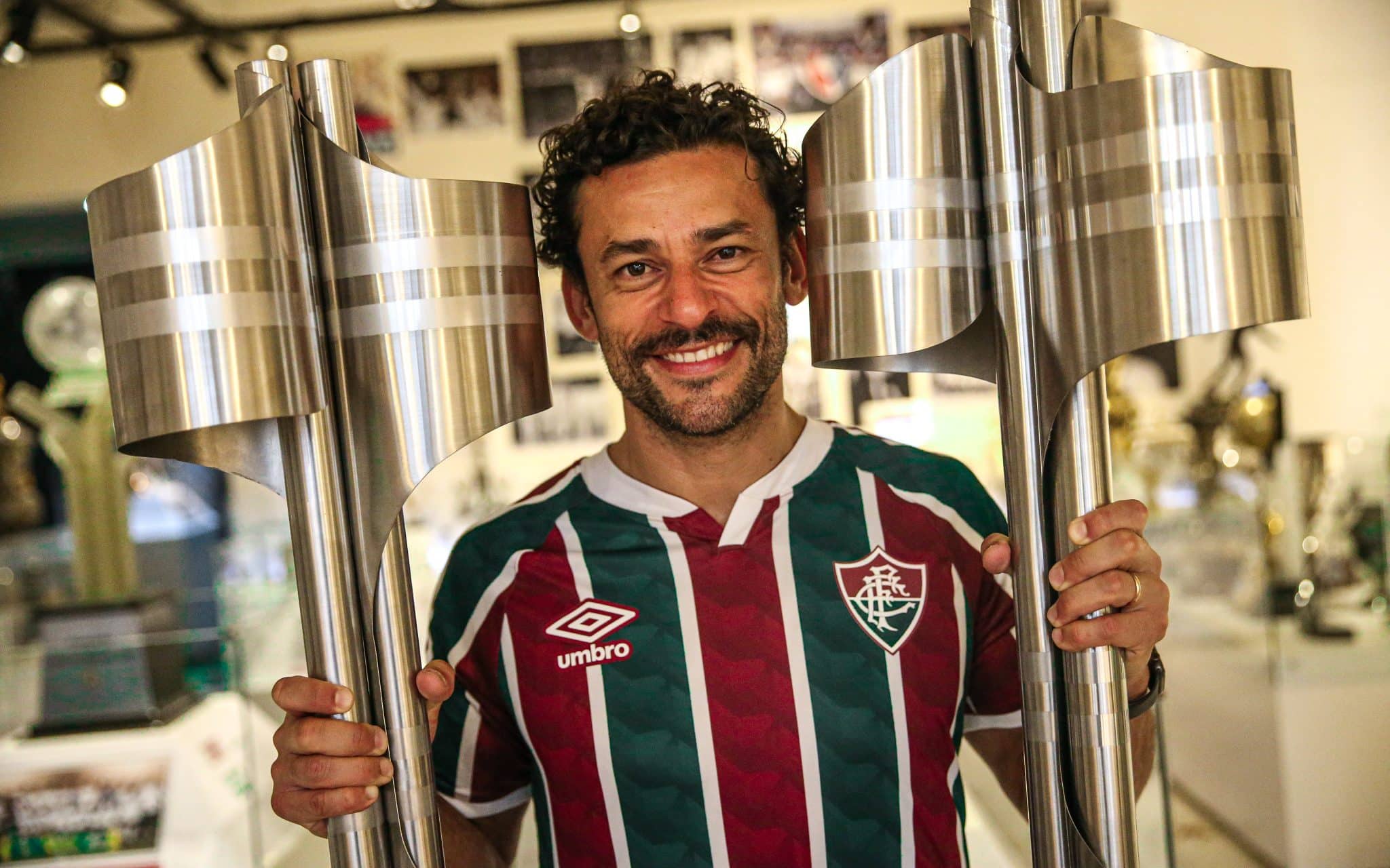 Para muitos o maior &iacute;dolo da hist&oacute;ria do clube, Fred voltou ao Fluminense em 2020 - Foto: Lucas Mer&ccedil;on/Fluminense FC