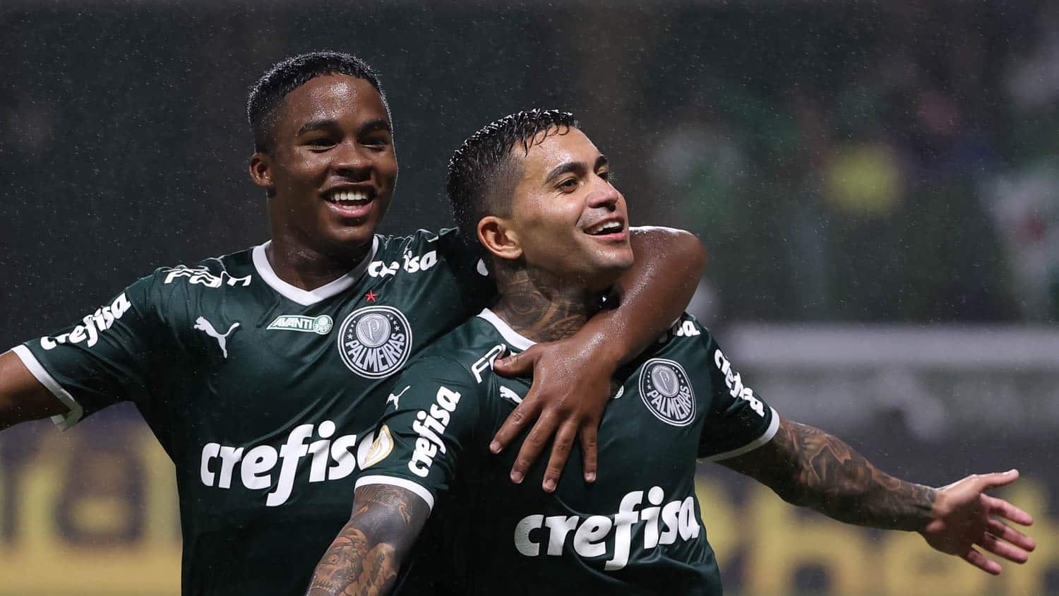 Endrick e Dudu: s&iacute;mbolos que resumem as duas fases do renascimento do Palmeiras