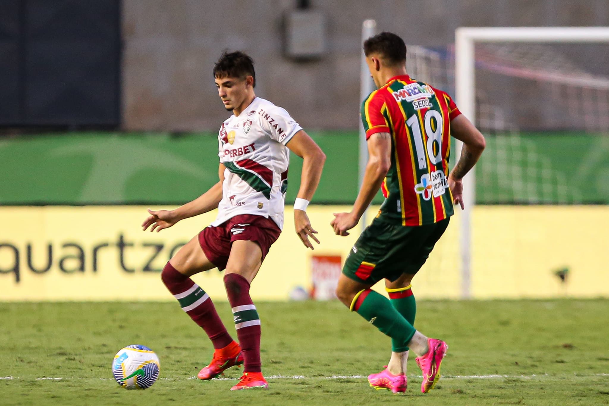 Felipe Andrade foi um dos destaques do Fluminense na vit&oacute;ria sobre o Sampaio Corr&ecirc;a - Foto: Marcelo Gon&ccedil;alves/Fluminense FC