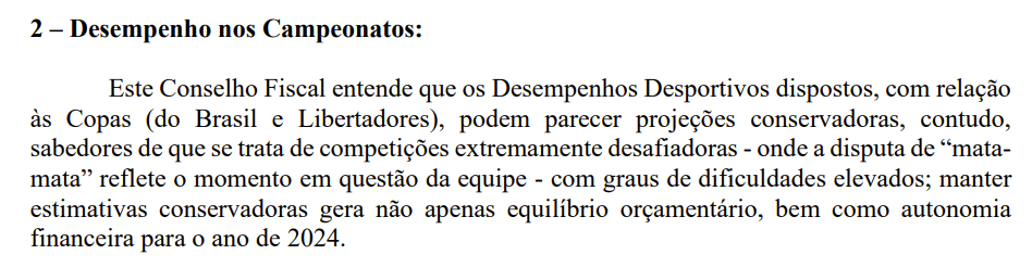 Conselho Fiscal do Fluminense considerou as perspectivas esportivas conservadoras no or&ccedil;amento para 2024 - Foto: Reprodu&ccedil;&atilde;o