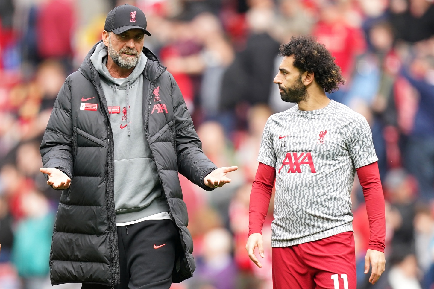 Klopp volta a falar de atrito com Salah, mas garante: &lsquo;Respeitamos um ao outro&rsquo;