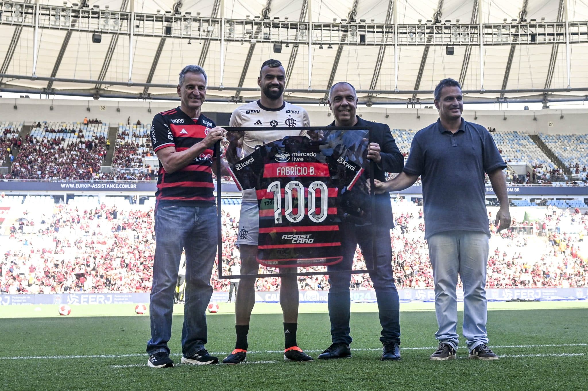 Foto: (IconSport) - Fabr&iacute;cio Bruno &eacute; uma das refer&ecirc;ncias do Flamengo