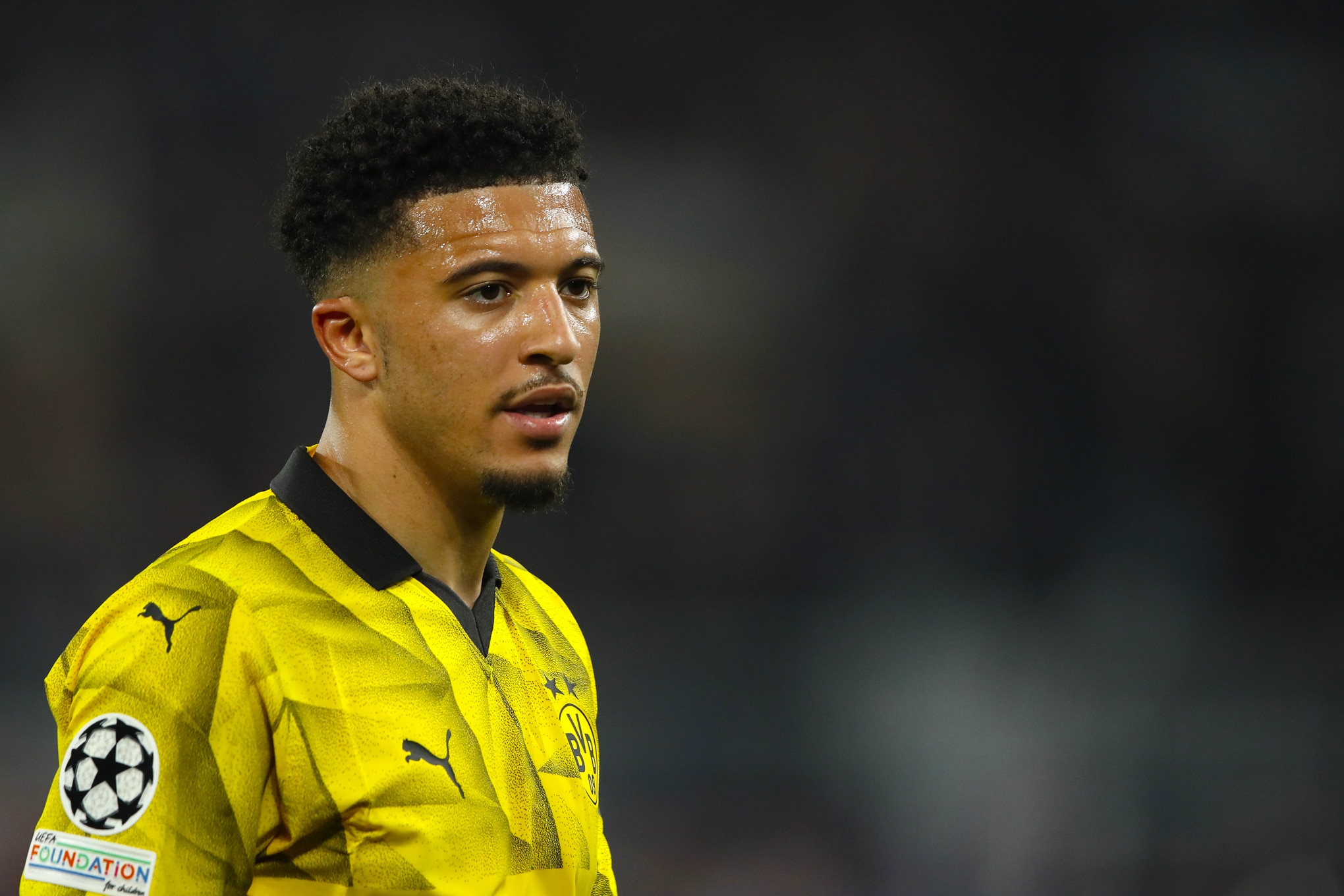 Ten Hag se pronuncia ap&oacute;s atua&ccedil;&atilde;o magistral de Sancho na Champions League