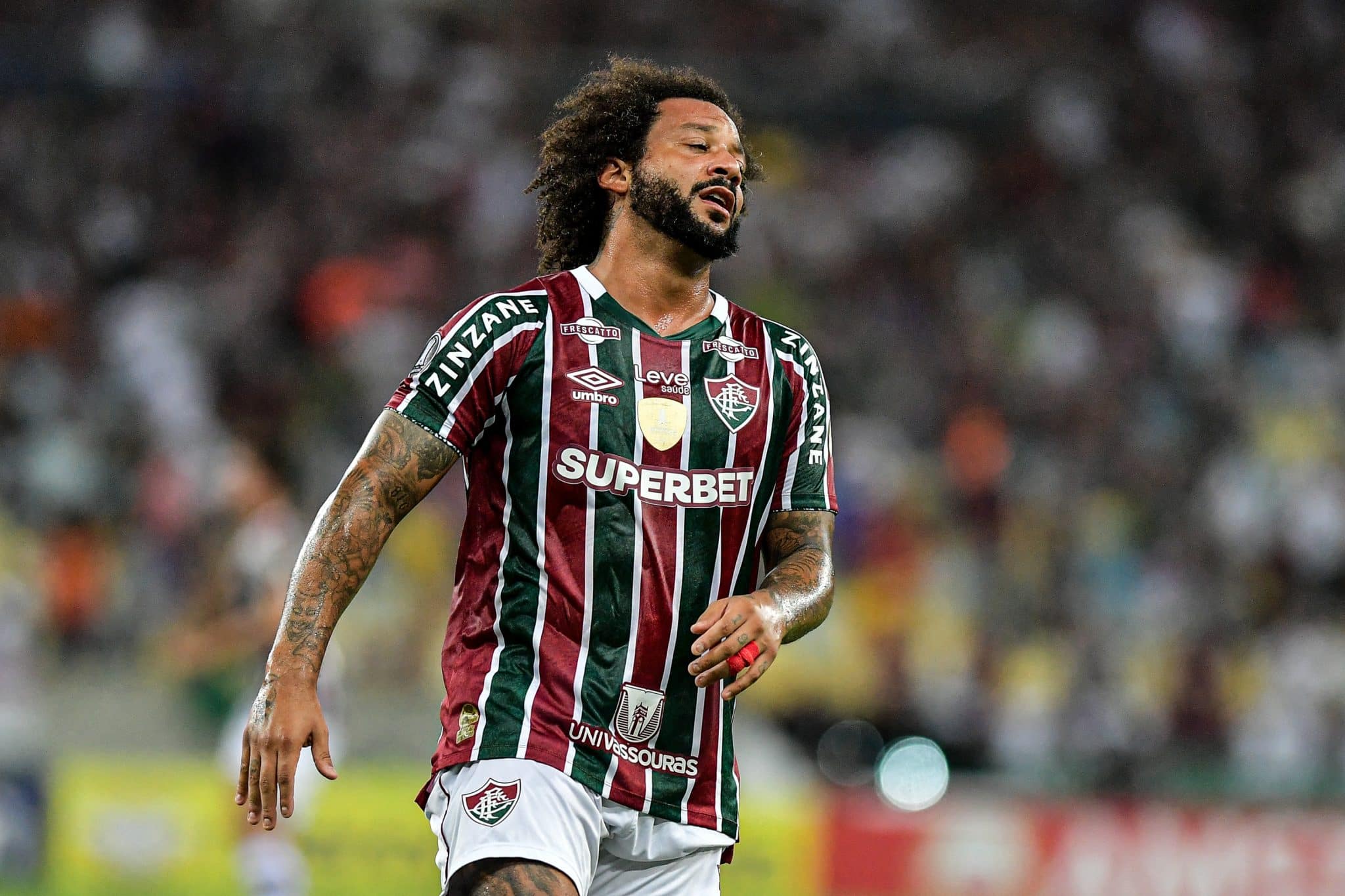 Fluminense de Marcelo voltou a cometer erros defensivos, desta vez contra o Cerro Porte&ntilde;o - Foto: Icon sport
