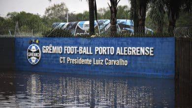 Com alagamento do CT e da Arena, Gr&ecirc;mio cogita usar instala&ccedil;&otilde;es do RB Bragantino