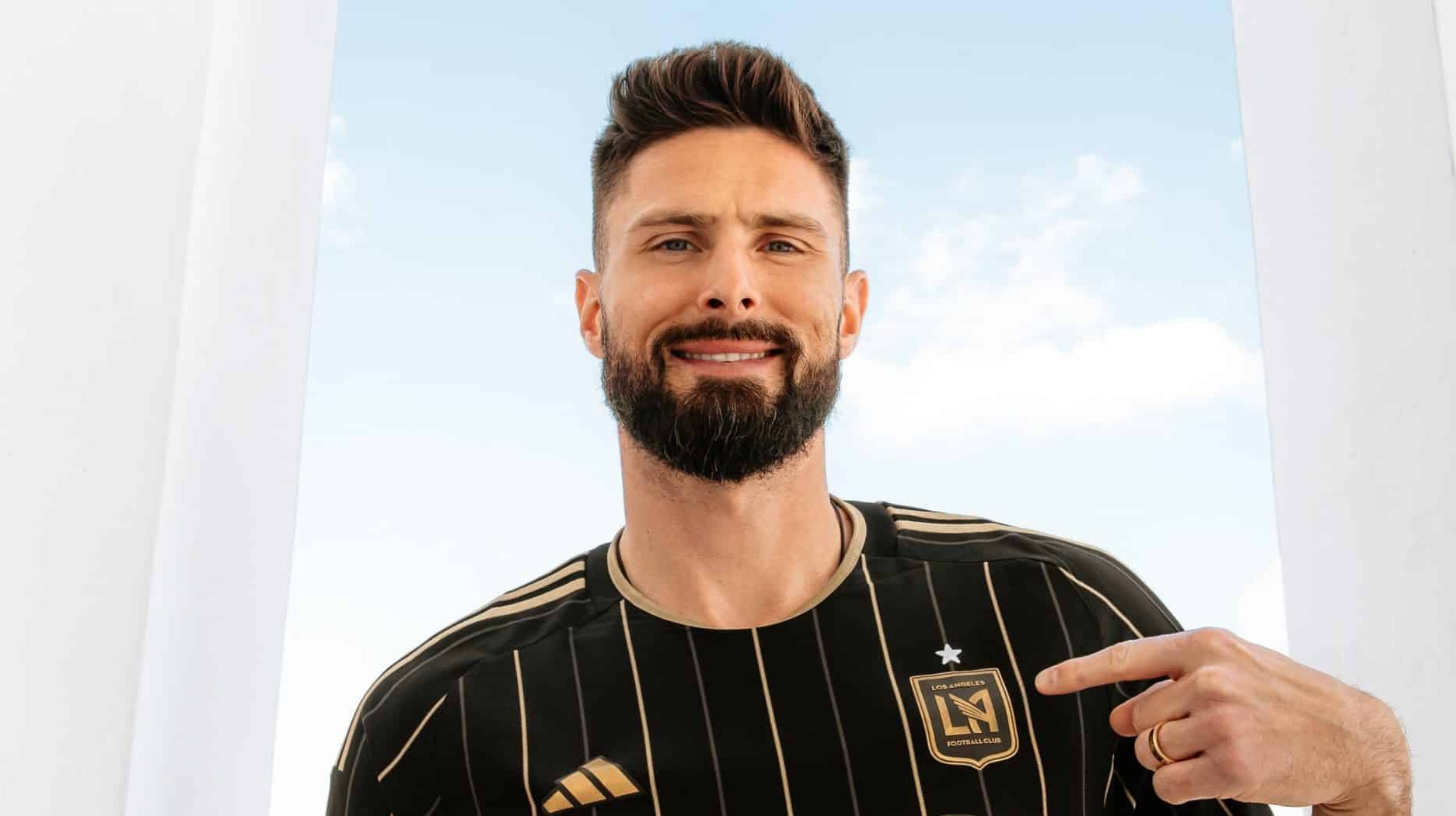Giroud se despede do Milan e &eacute; apresentado pelo Los Angeles FC, da MLS