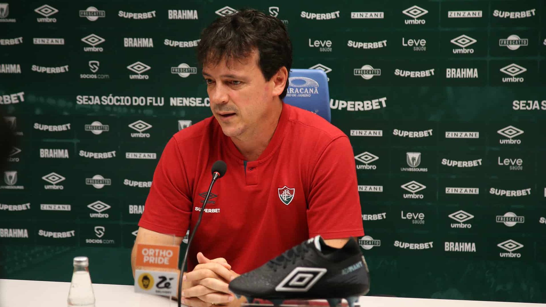 &lsquo;N&atilde;o tenho medo de ser demitido&rsquo;, diz Diniz, que culpa juiz por derrota do Fluminense