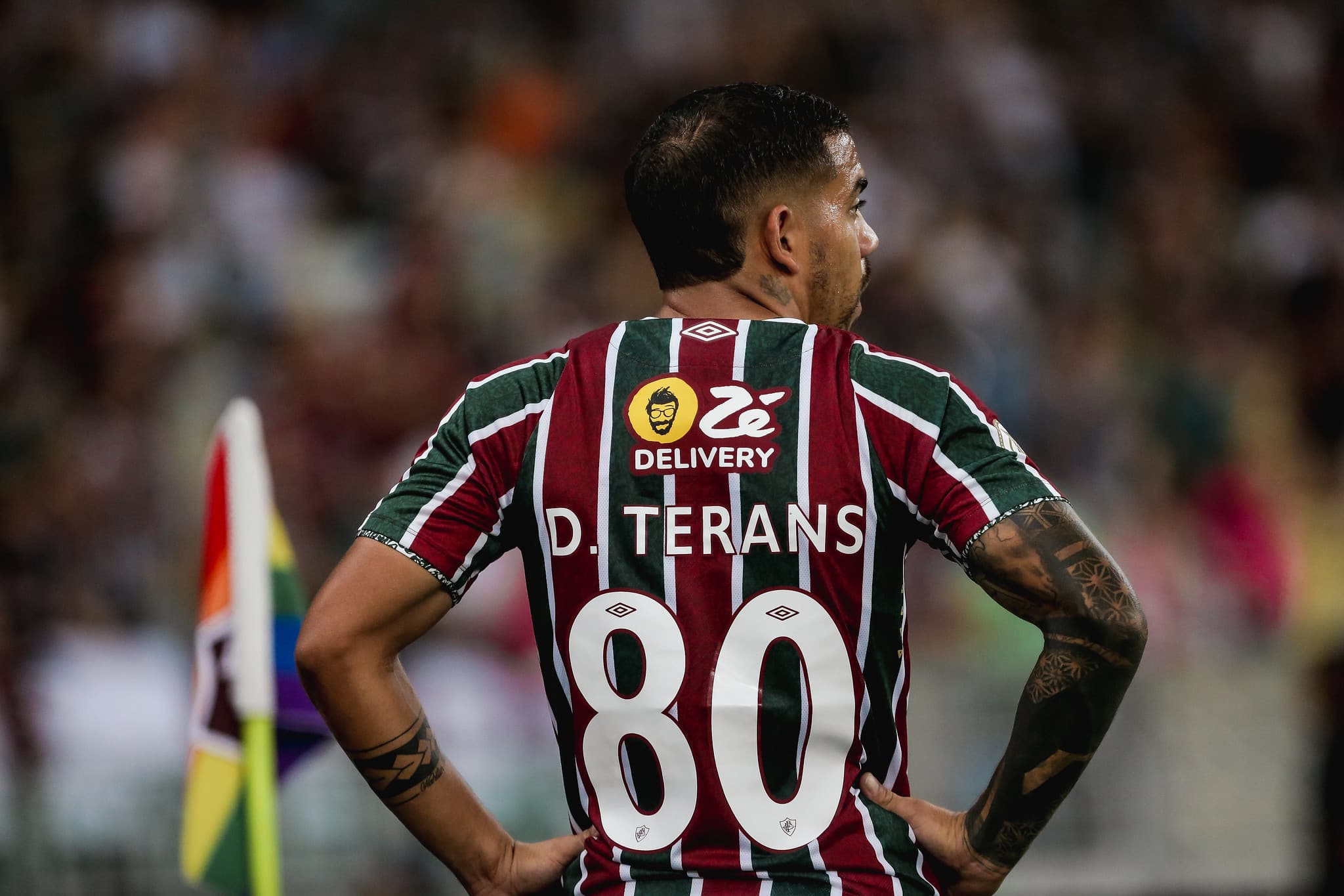 David Terans recebeu chance com Marc&atilde;o, mas segue t&iacute;mido no Fluminense - Foto: Marcelo Gon&ccedil;alves/Fluminense FC